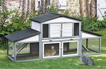 Pawhut 91 Rabbit Hutch