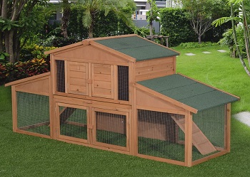 Pawhut 91 Rabbit Hutch