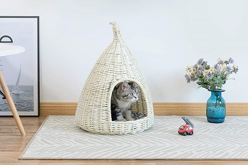 Pawsmark Willow Cat Bed Natural