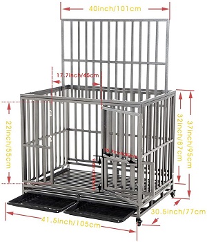 Smonter Strong Metal Dog Cage