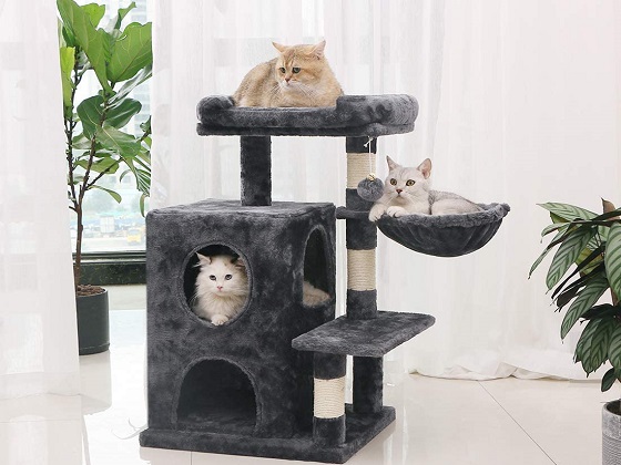 cat bed tower