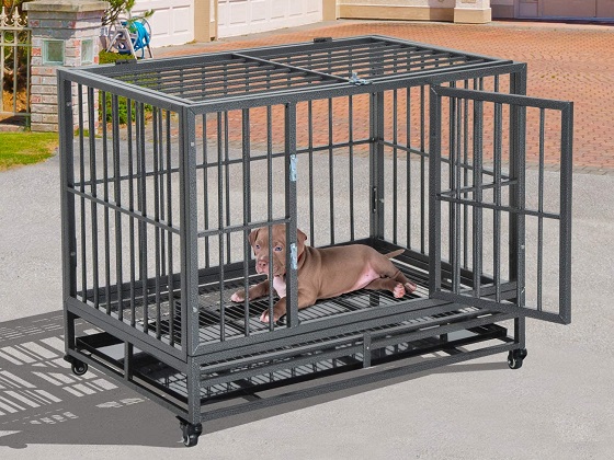 rolling-dog-crate-on-wheels