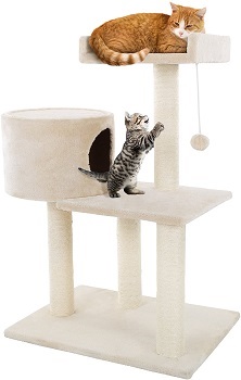 BEST FOR LARGE CATS 3 TIER CAT TOWER