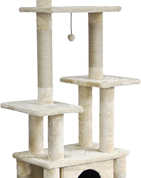 BEST FOR LARGE CATS 6 FT CAT TREE