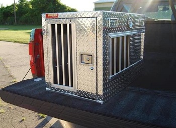 BEST FOR TRUCKS ALUMINUM DOG CRATE