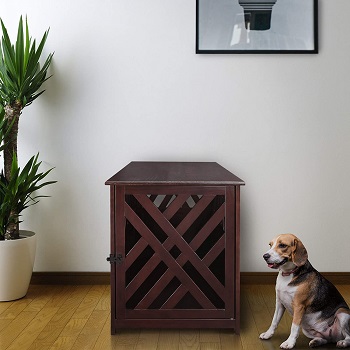 Casual Home Wooden Pet Crate