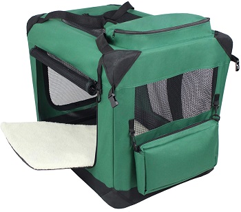 EliteField 3-Door Soft Dog Crate