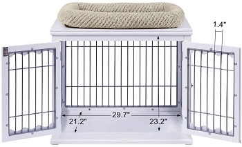 Unipaws Pet Crate End Table