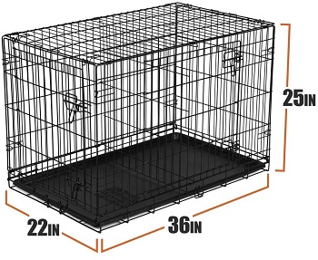 Vibrant-Life Folding Wire Dog Crate