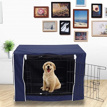 BEST LARGE BREATHABLE DOG CRATE COVER