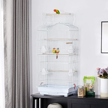 BEST OF BEST LARGE WHITE BIRD CAGE