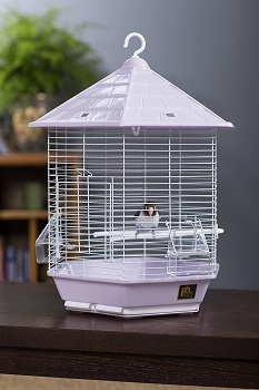 BEST PARAKEET ANTIQUE HANGING BIRD CAGE