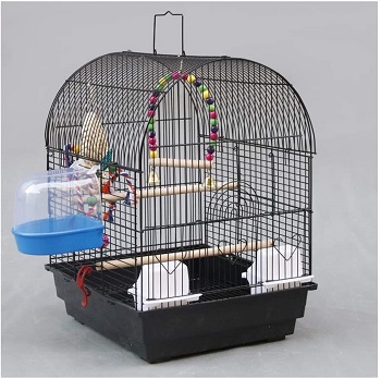 BEST ROUND HANGING BUDGIE CAGE