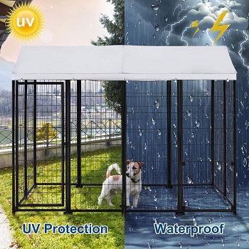 Esright Large Outdoor Dog Kennel