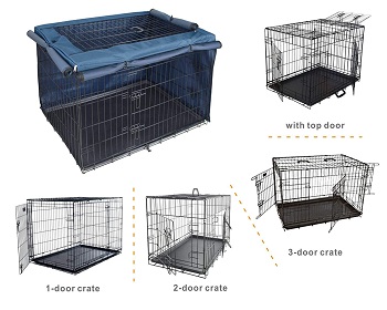 Explore Land Dog Crate Cover