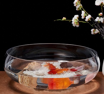 KMwares Clear Glass Fish Bowl