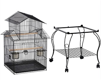 Yaheetech 55-in Rolling Bird Cage