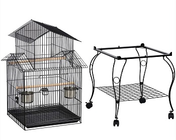 Yaheetech Roof Top Budgie Cage