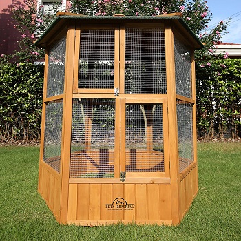 BEST ANTIQUE LARGE OUTDOOR AVIARY