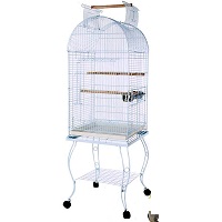 BEST ANTIQUE WHITE BIRD CAGE WITH STAND Summary