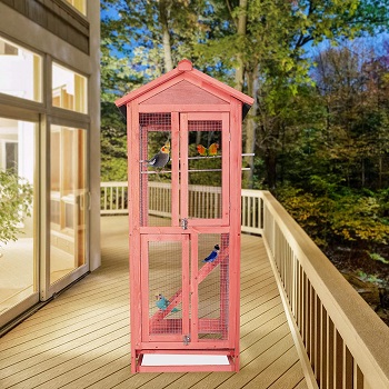 BEST COCKATIEL WOODEN AVIARY