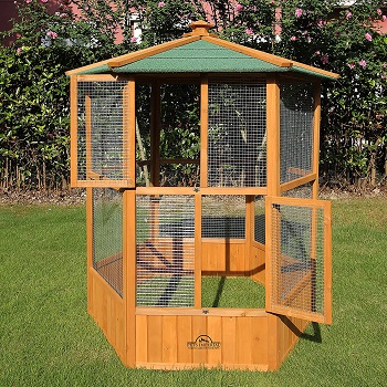 BEST INDOOR BIG WOODEN BIRD CAGE