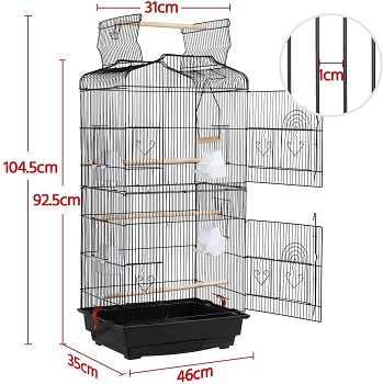 BEST INDOOR LARGE HANGING BIRD CAGE