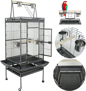 BEST ON WHEELS LARGE COCKATIEL CAGE