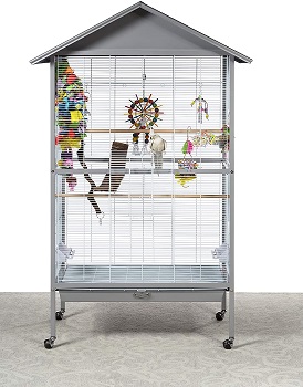 BEST ON WHEELS OUTDOOR PARROT CAGE