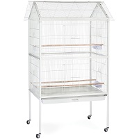 BEST ON WHEELS WHITE BIRD CAGE WITH STAND Summary
