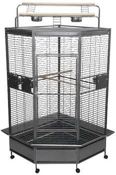 BEST PARROT LARGE CORNER CAGE