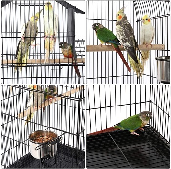 BEST WITH STAND VINTAGE METAL BIRD CAGE