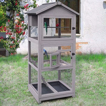 BEST WOODEN BACKYARD AVIARY