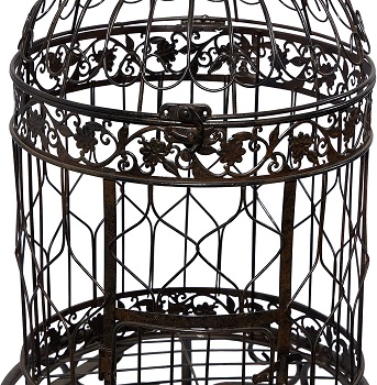 Benzara 55122 Victorian Style Bird Cage