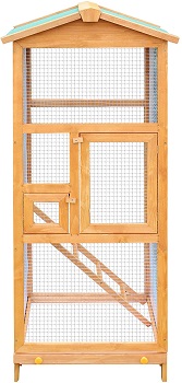 PawHut 65 Large Wooden Aviary