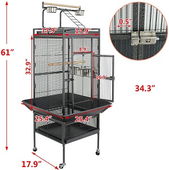 Super Deal Pro Large Bird Cage