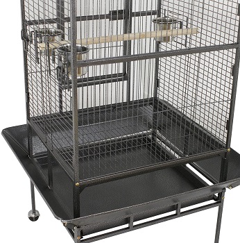 Superdeal Pro Large Rolling Bird Cage