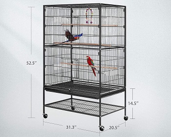 Vivohome 53-in Rolling Cage