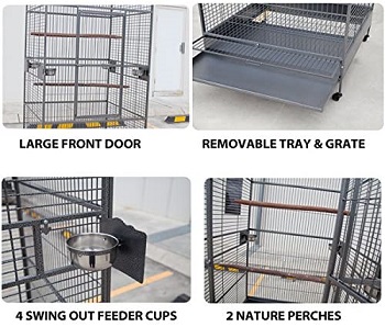 best indoor parrot cage aviary