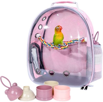 BEST AIRLINE APPROVED BIRD BACKPACK WITH PERCH