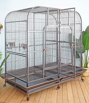 BEST ANTIQUE DOUBLE MACAW CAGE