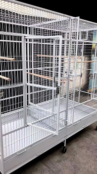 BEST CENTER DIVIDER DOUBLE MACAW CAGE