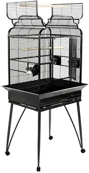 BEST PARAKEET VICTORIAN STYLE BIRD CAGE WITH STAND