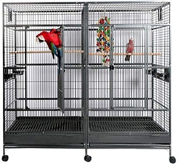 BEST RAINFOREST DOUBLE PARROT CAGE