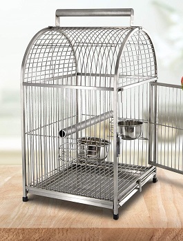 BEST ROUND COCKATIEL TRAVEL CAGE