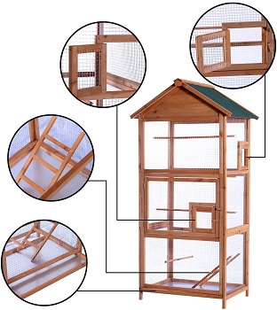 BEST WOODEN PARROT ENCLOSURE