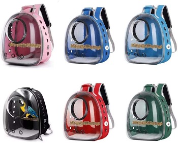 Shiningirl Pet Parrot Backpack