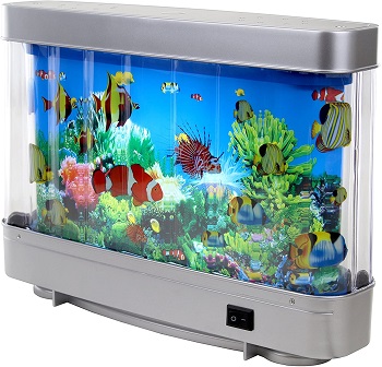 BEST DECORATION FAKE FISH TANK FOR CATS