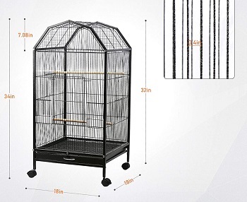 Ibnotuiy Lovebirds Bird Cage