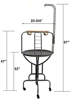 Mcage Elegant Parrot Playstand